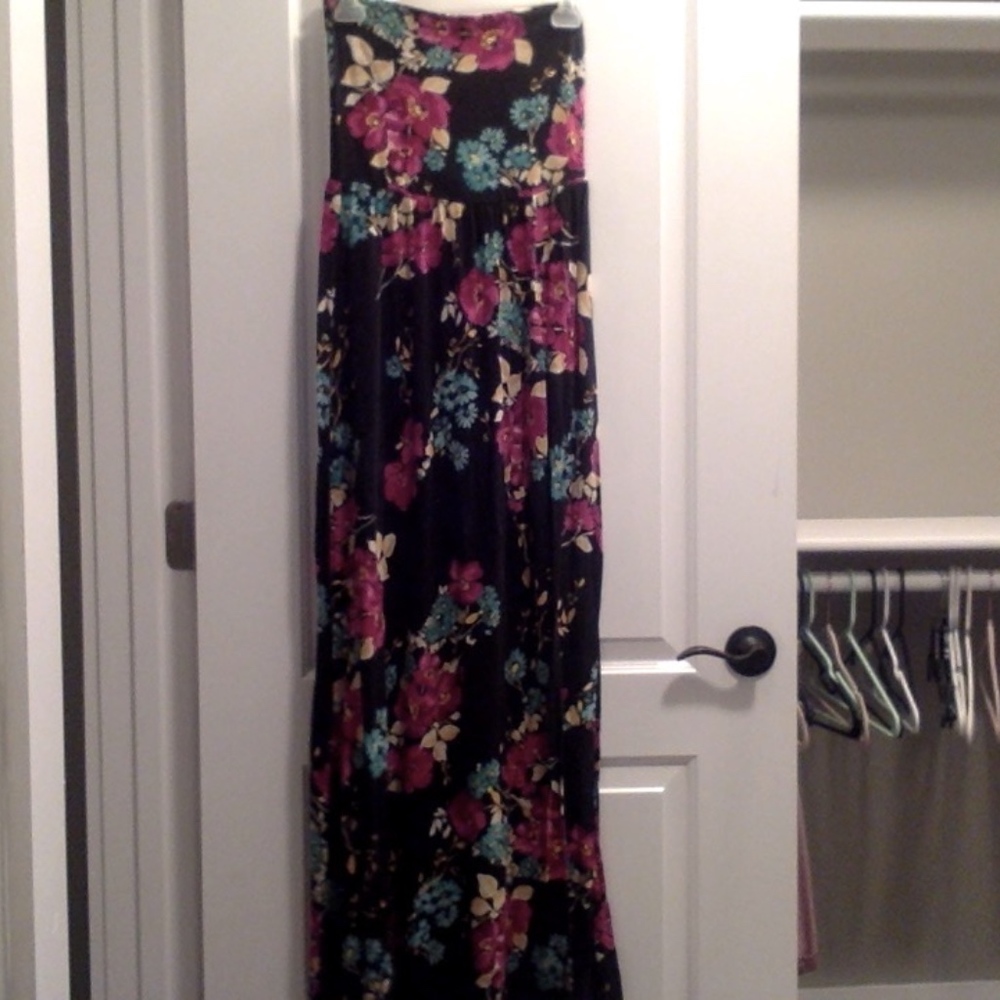 Floral maxi dress